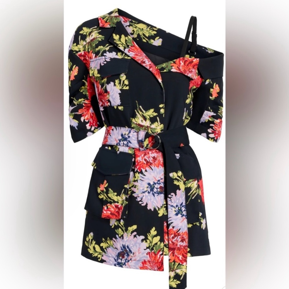 NWT Cinq a Sept Dark Chrysanthemum Katie Blazer Jacket Size 8
